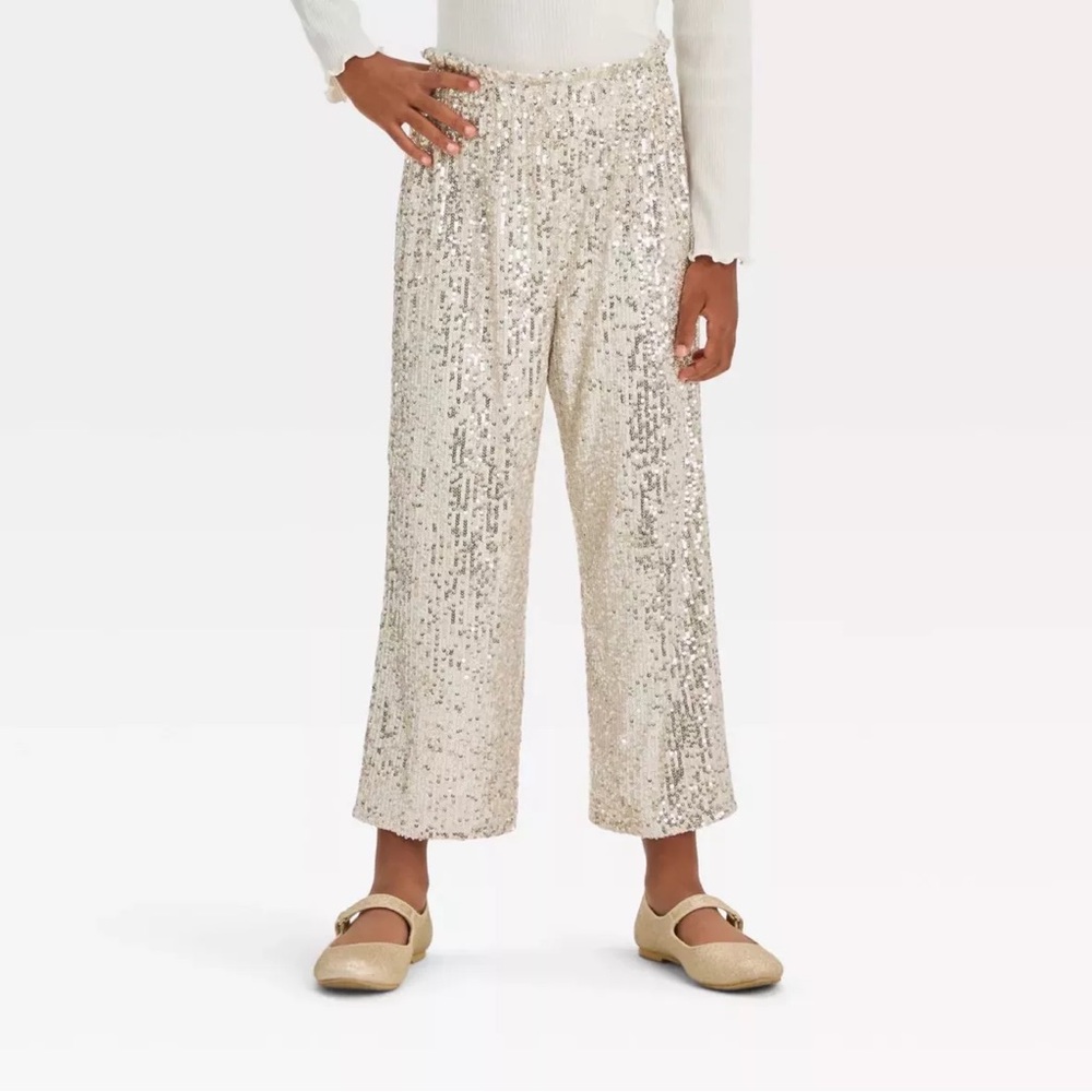 J.Crew Crewcuts Girls' pull-on sequin pant